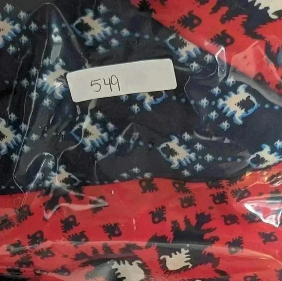 Collective Concepts Women Blue/ Red  3/4 Sleeves V Neck Casual Dress Size Small - Picture 11 of 11